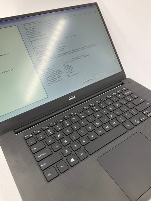 Dell XPS 15 7590 15.6" Core i7-9750H 256GB 16GB B Win 11 Pro GTX 1650