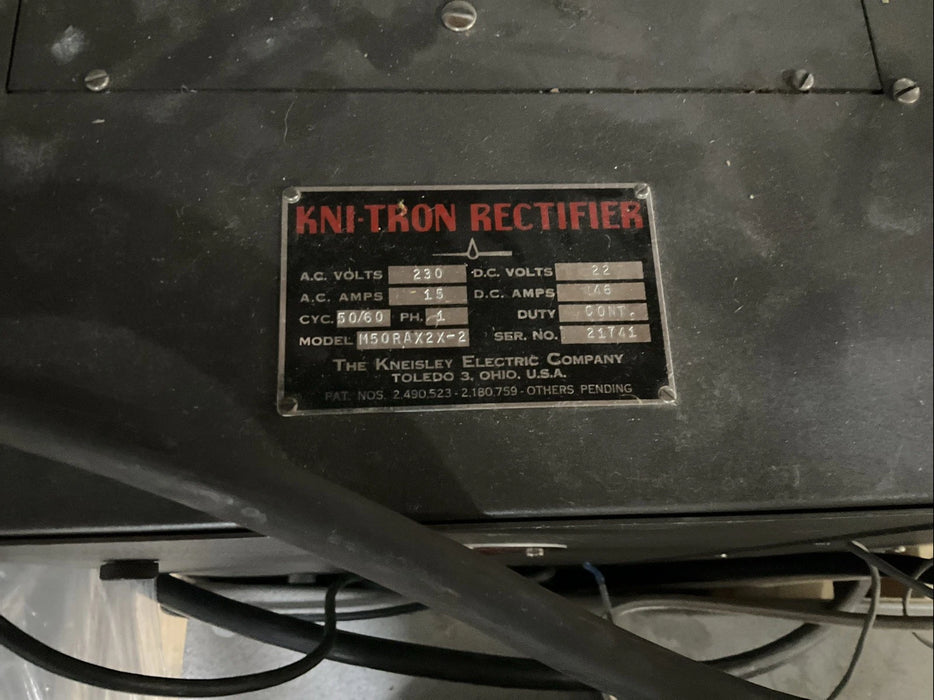 Norelco Projector, Kni-tron Xenon Lamphouse and Kni-tron Rectifier LOCAL PICKUP