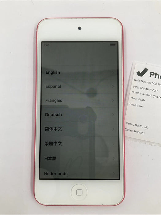 Apple iPod Touch 5th Gen 32GB Pink A1421