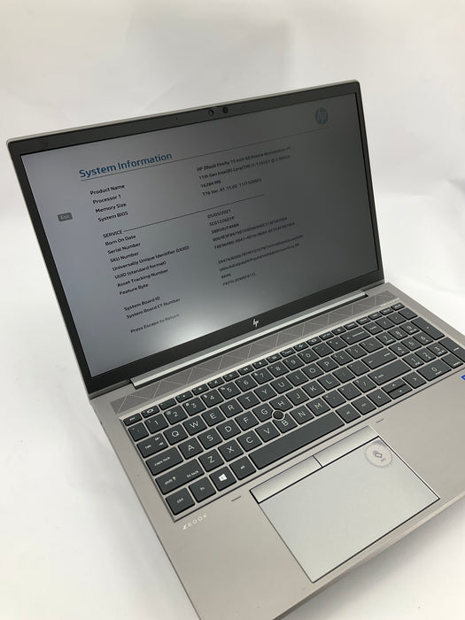 HP Zbook Firefly G8 15.6" Core i7-1165G7 256GB 16GB B Win 11 Pro