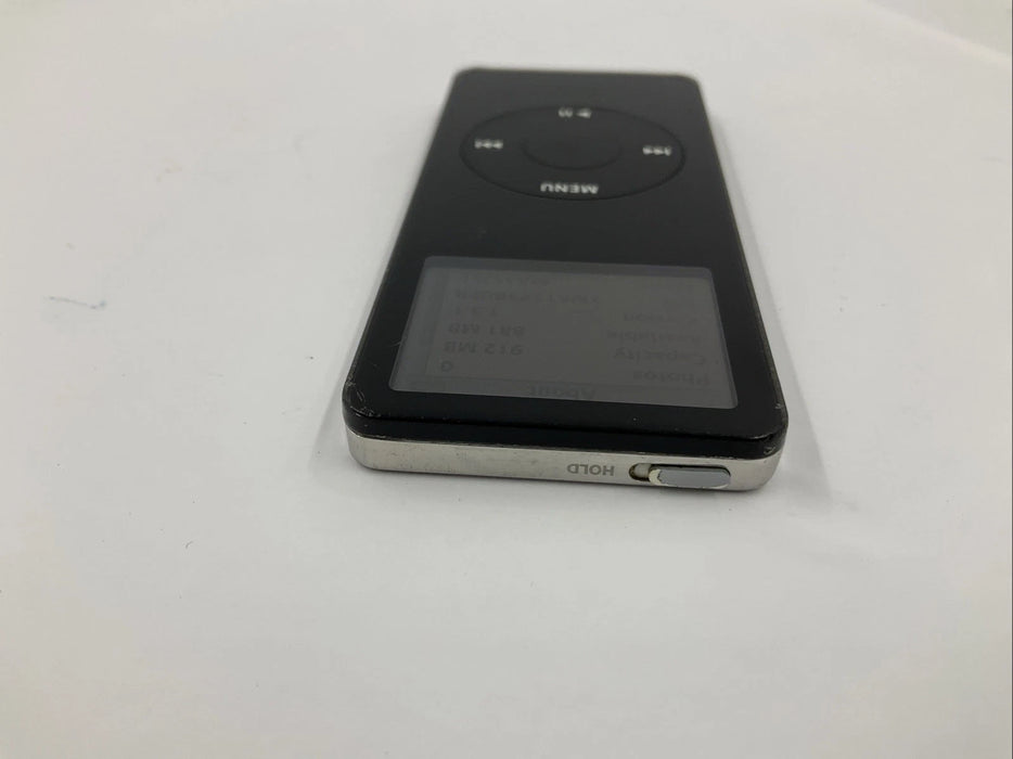 Vintage Apple iPod Nano 1st Generation 1GB Black A1137 - No backlight