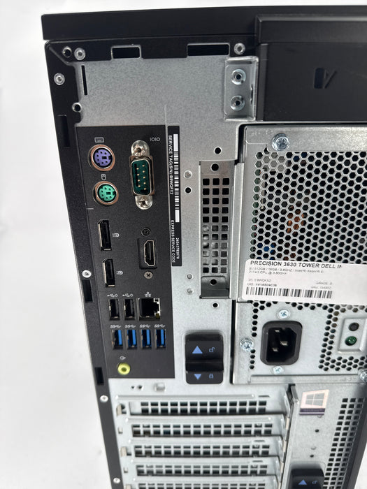 Dell Precision 3630 Tower Xeon E-2174G CPU @ 3.80GHz 512GB 16GB