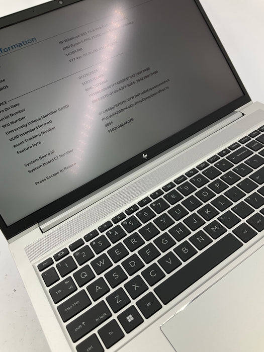 HP EliteBook 655 G10 15.6" Touch AMD Ryzen 5 Pro 7530U 512GB 16GB B Win 11 Pro