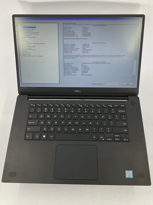 Dell XPS 15 7590 15.6" Core i5-9300 512GB 16GB B Win 11 Pro