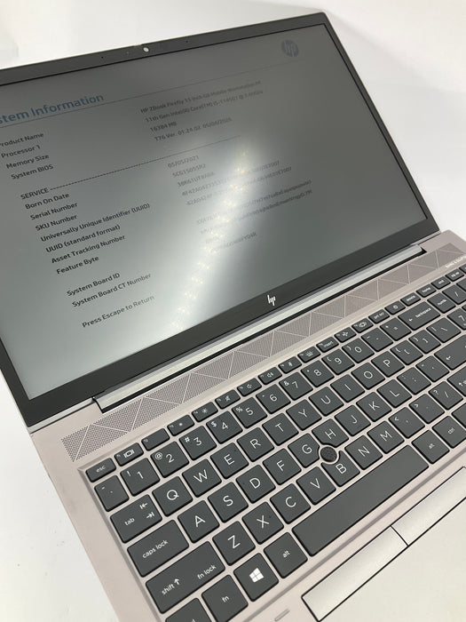 HP Zbook Firefly G8 15.6" Core i5-1145G7 256GB 16GB B Win 11 Pro T500 *READ*