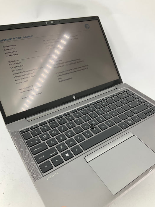 HP ZBook Firefly G8 14" Touch Core i7-1185G7 256GB 16GB NO OS *READ*
