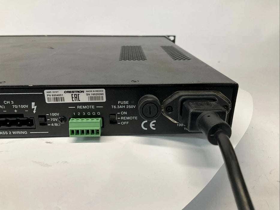 Crestron Electronics AMP-3210T Professional Commercial Power Audio Amplifier