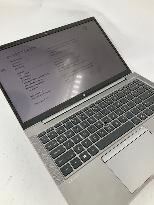 HP ZBook Firefly G8 14" Touch Core i7-1185G7 256GB 16GB NO OS *READ*