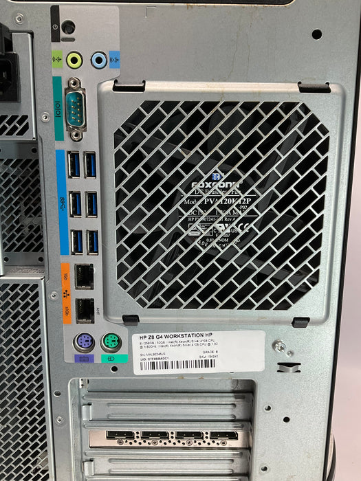 HP Z8 G4 Workstation Dual Xeon Silver 4108 256GB 32GB Win 11 Pro P2200 5GB