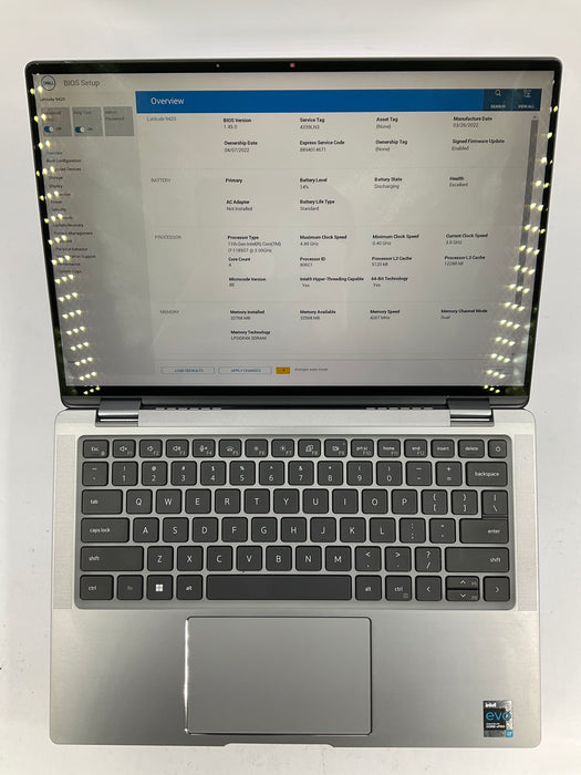 Dell Latitude 9420 14" 2in1 Touch Core i7-1185G7 512GB 32GB B Win 11 Pro
