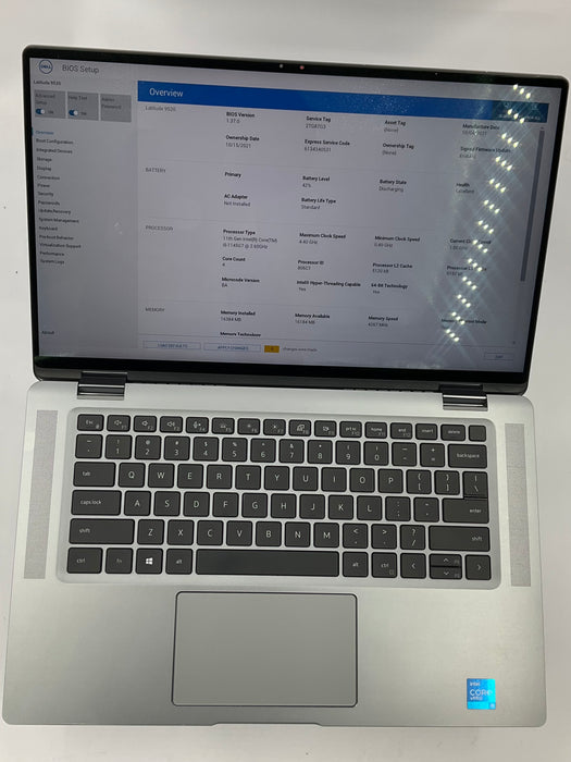 Dell Latitude 9520 15" 2in1 Touch Core i5-1145G7 256GB 16GB B Win 11 Pro