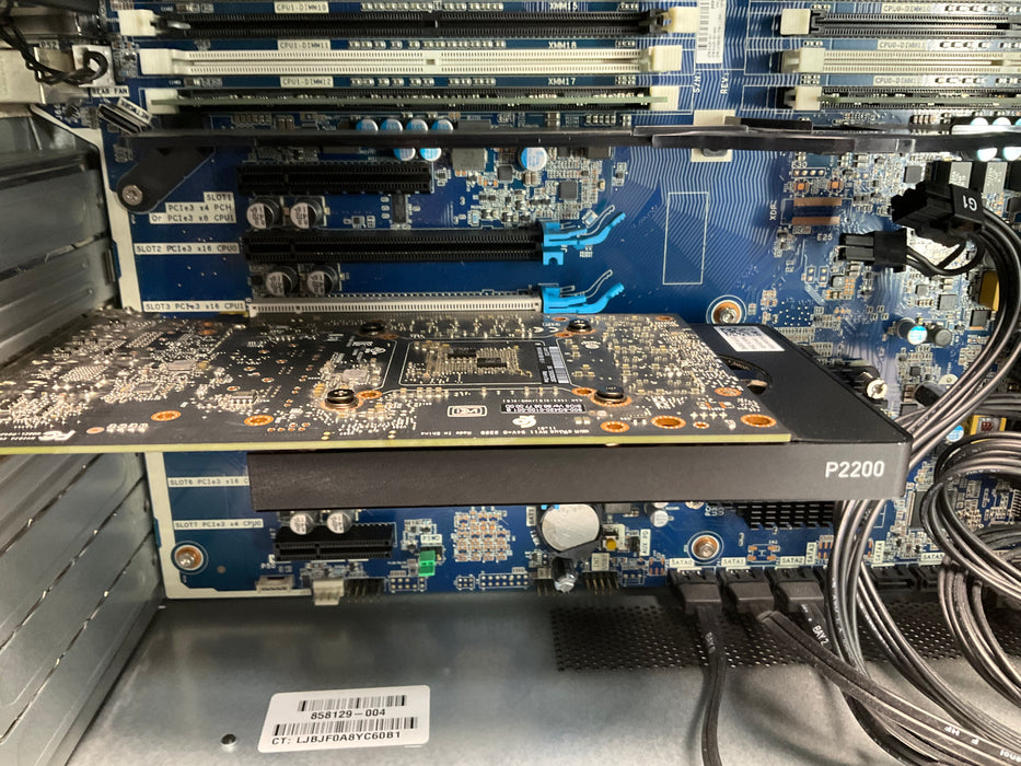 HP Z8 G4 Workstation Dual Xeon Silver 4108 256GB 32GB Win 11 Pro P2200 5GB