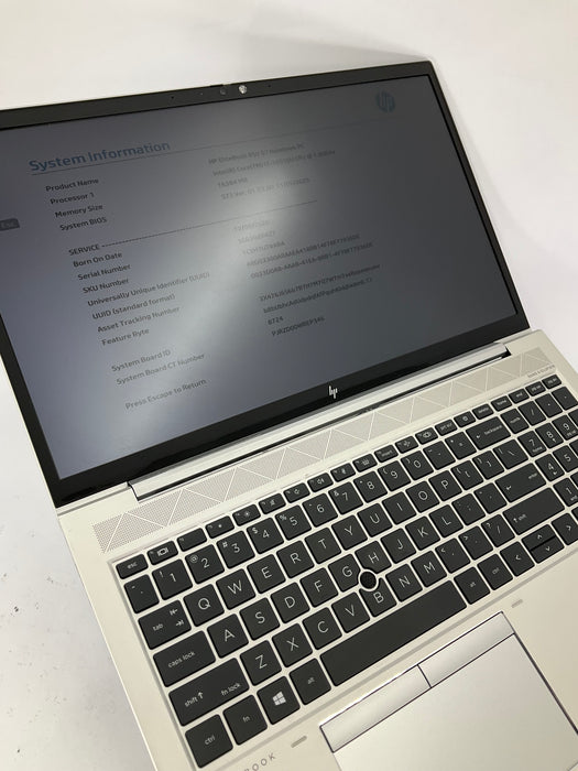 HP EliteBook 850 G7 15.6" Core i7-10510U 256GB 16GB B Win 11 Pro