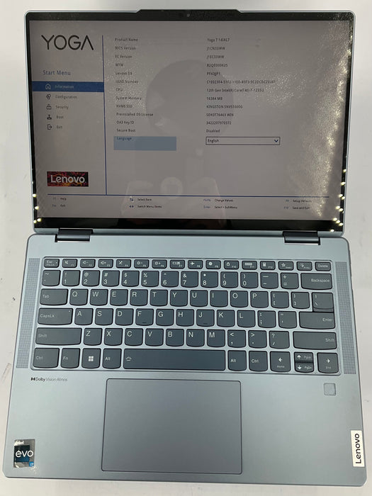 Lenovo Yoga 7 14IAL7 14" 2in1 Touch Core i7-1255U 1TB 16GB B Win 11 Pro