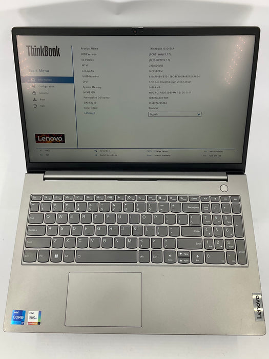 Lenovo ThinkBook 15 G4 IAP 15.6" Touch Core i7-1255U 512GB 16GB B Win 11 Pro