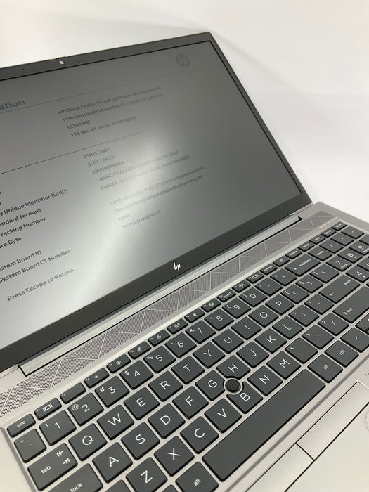 HP Zbook Firefly G8 15.6" Core i7-1165G7 256GB 16GB B Win 11 Pro