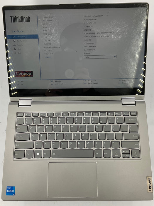 Lenovo ThinkBook 14s Yoga G2 14" 2in1 Touch Core i5-1235U 1TB 16GB Win 11 Pro *READ*
