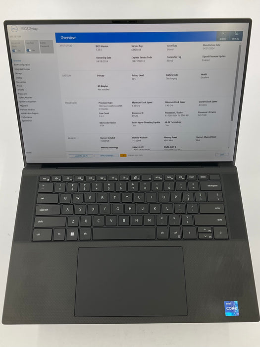 Dell XPS 15 9530 15.6" Core i7-13620H 512GB 16GB B Win 11 Pro Arc A370M