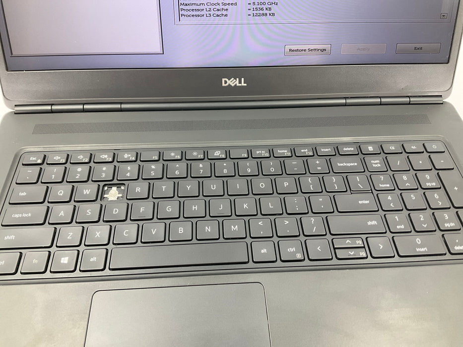 Dell Precision 7750 17.3" Core i7-10850H 256GB 16GB Win 11 Pro T1000