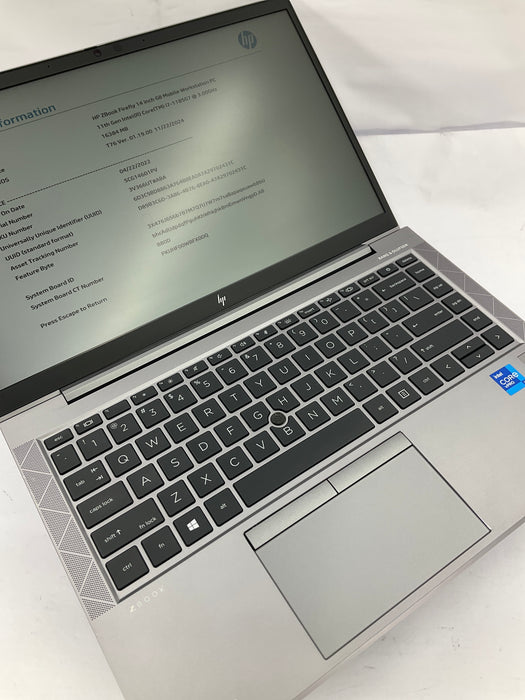 HP ZBook Firefly G8 14" Core i7-1185G7 512GB 16GB B Win 11 Pro