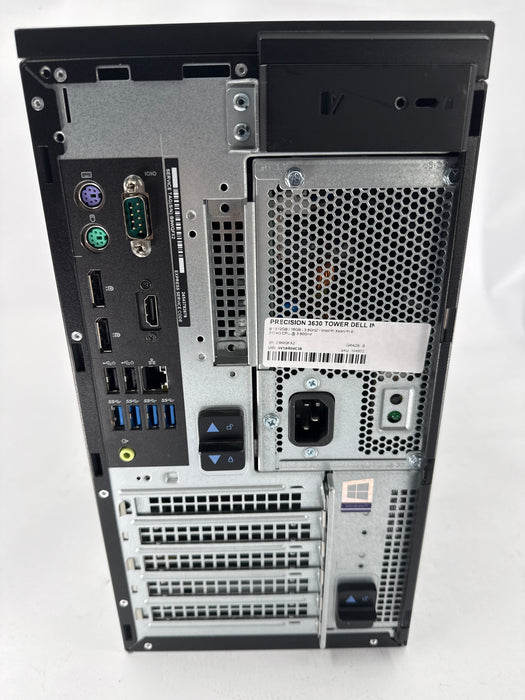 Dell Precision 3630 Tower Xeon E-2174G CPU @ 3.80GHz 512GB 16GB