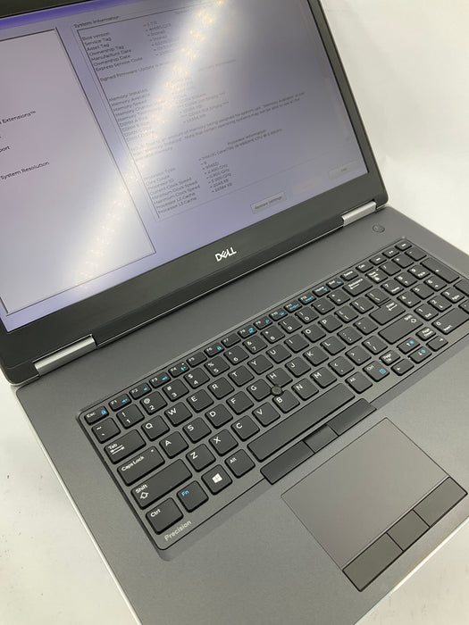 Dell Precision 7740 17.3" Core i9-9980HK 1TB 32GB Win 11 Pro Radeon Pro WX 7100