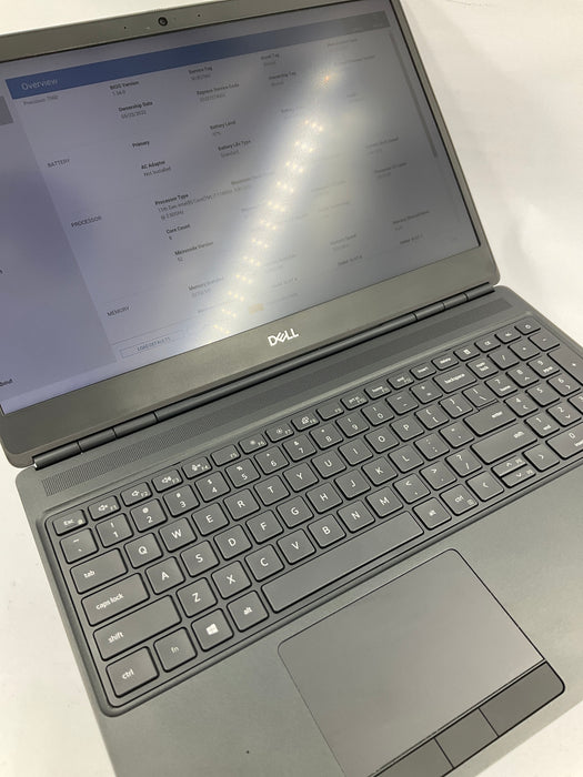 Dell Precision 7560 15.6" Core i7-11850H 512GB 32GB Win 11 Pro A3000