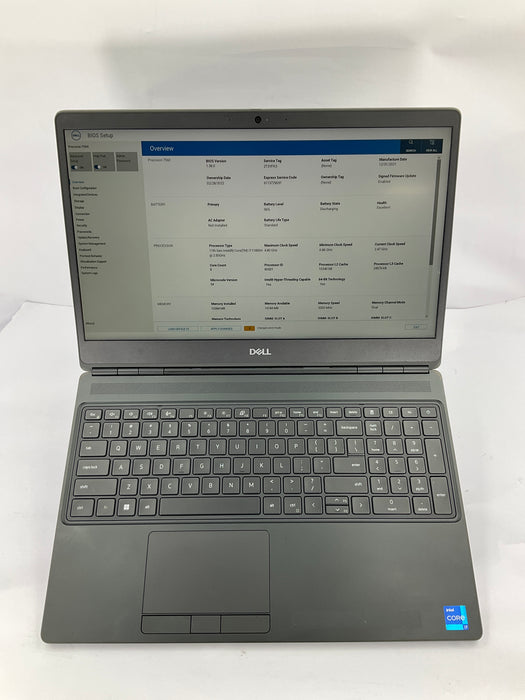 Dell Precision 7560 15.6" Core i7-11850H 512GB 16GB B Win 11 Pro A3000