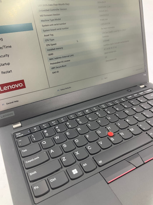 Lenovo ThinkPad T14 Gen 2 14" Touch Core i7-1185G7 512GB 16GB B Win 11 Pro