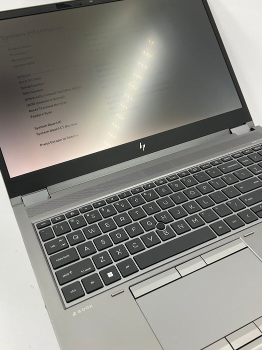 HP Zbook Fury G8 15.6" Core i7-11850H 1TB 32GB B Win 11 Pro RTX A3000