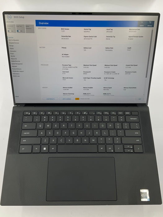 Dell XPS 15 9530 15.6" Core i7-13700H 512GB 16GB Win 11 Pro Arc A370M