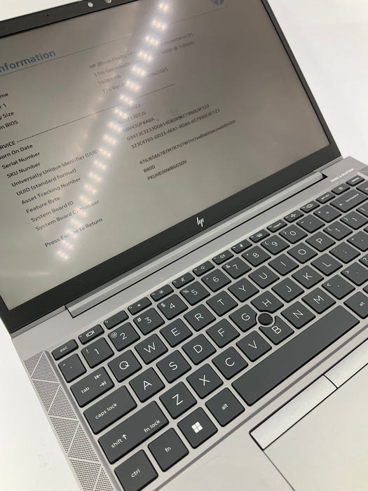 HP Zbook Firefly G8 15.6" Core i7-1165G7 256GB 16GB B Win 11 Pro *READ*