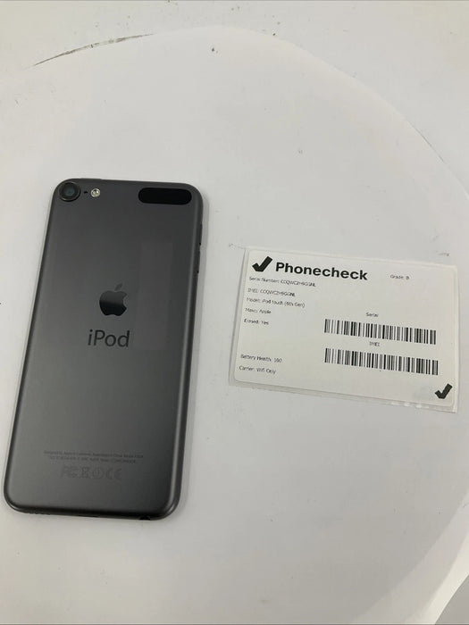Apple iPod Touch 6th Gen 32GB Space Gray A1574