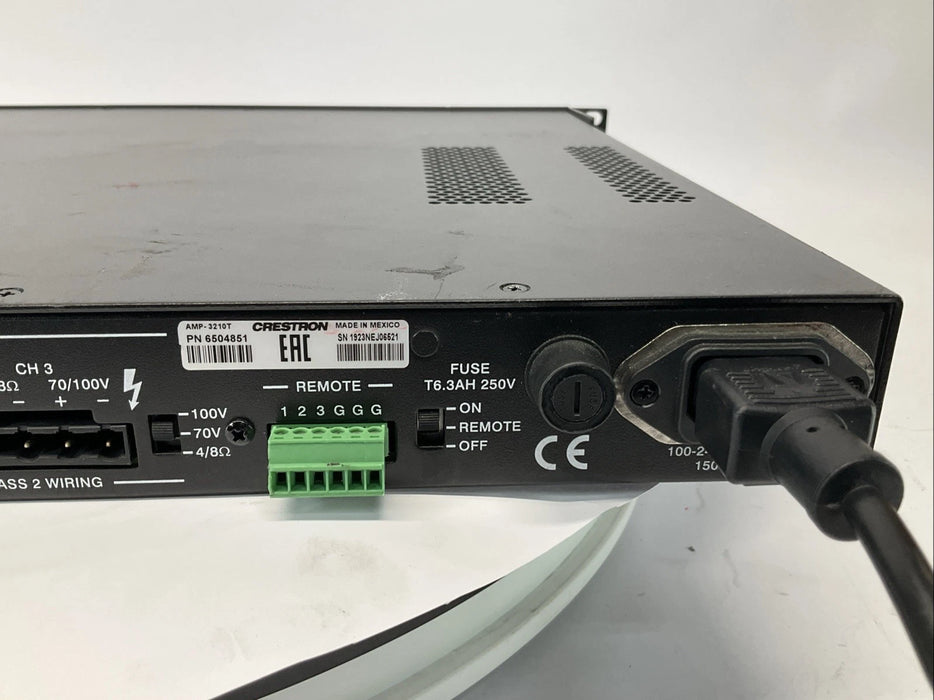 Crestron Electronics AMP-3210T Professional Commercial Power Audio Amplifier
