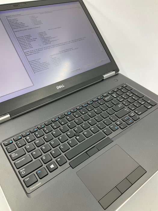 Dell Precision 7740 17.3" Core i9-9980HK 256GB 32GB Win 11 Pro Radeon Pro WX 7100
